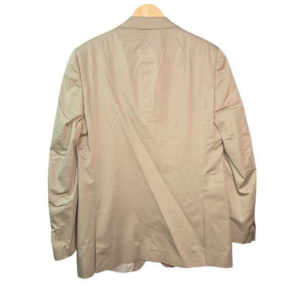 Paul Betenly Blazer Jacket Mens 42L Tan Beige 2 Button Front Preppy Sport Coat - Picture 2 of 16